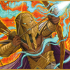 UG Playmat - MTG Aetherdrift - Ketramose, the New Dawn