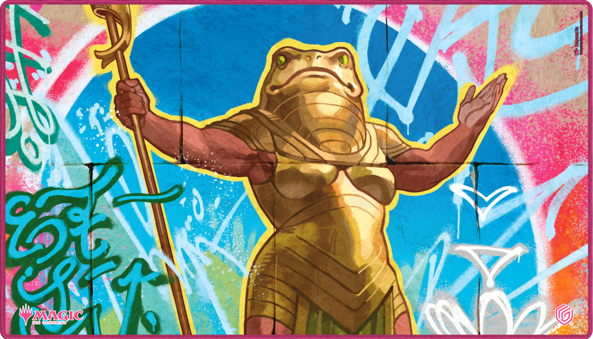 UG Playmat - MTG Aetherdrift - Sab-Sunen, Luxa Embodied