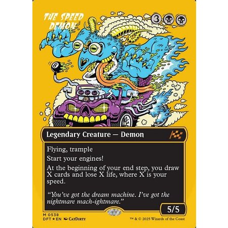 The Speed Demon - First Place Foil