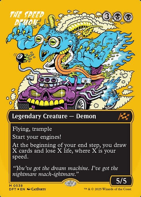 The Speed Demon - First Place Foil