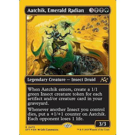 Aatchik, Emerald Radian - First Place Foil
