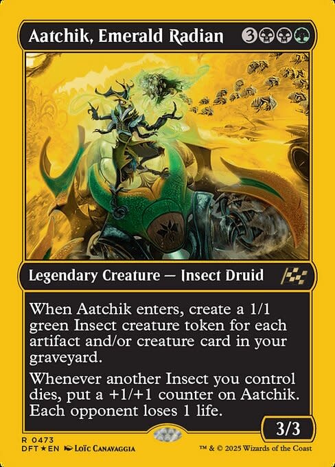 Aatchik, Emerald Radian - First Place Foil