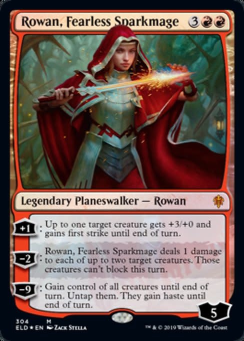 Rowan, Fearless Sparkmage - Foil