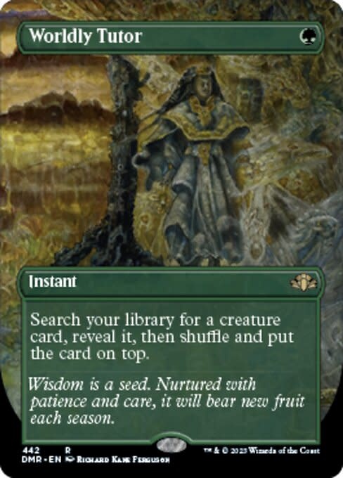 Worldly Tutor - Foil