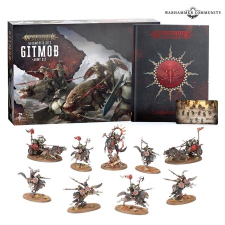 Warhammer Age of Sigmar: Gloomspite Gitz - Gitmob Army Set