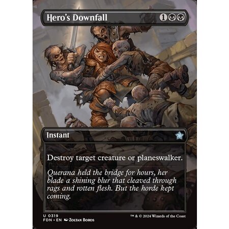 Hero's Downfall - Foil