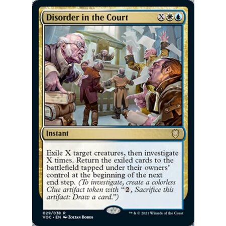 Disorder in the Court