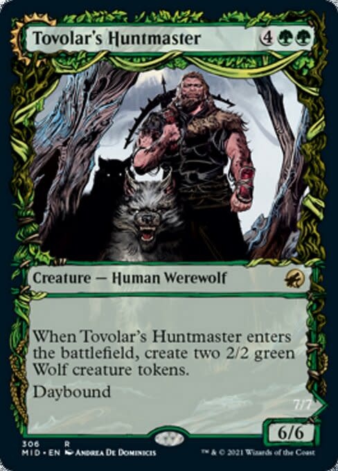 Tovolar's Huntmaster  // Tovolar's Packleader - Foil