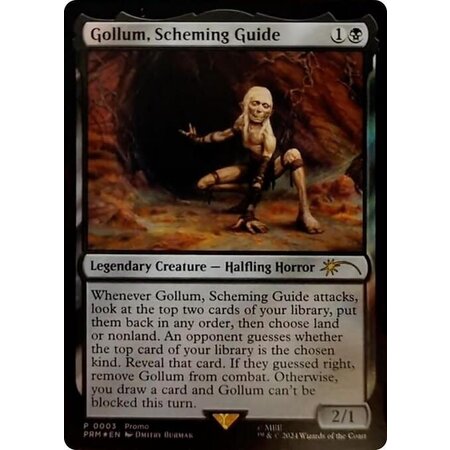 Gollum, Scheming Guide - Foil - Resale Promo