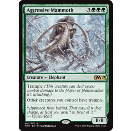 Aggressive Mammoth - Planeswalker Deck Exclusive