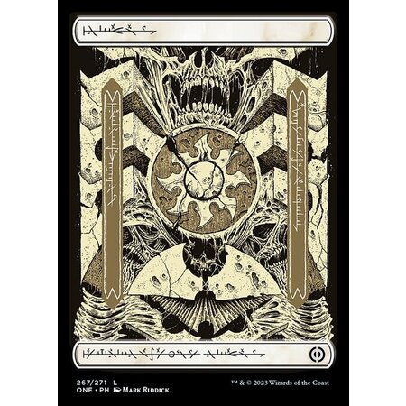Plains (267) - Full Art (Phyrexian)