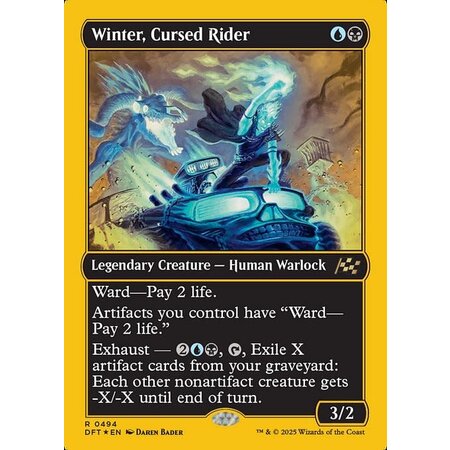 Winter, Cursed Rider - First Place Foil