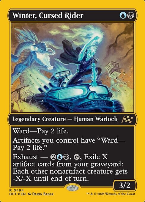 Winter, Cursed Rider - First Place Foil