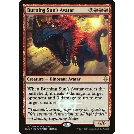 Burning Sun's Avatar - Foil - Buy-A-Box Promo