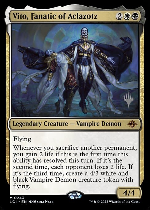 Vito, Fanatic of Aclazotz - Promo Pack