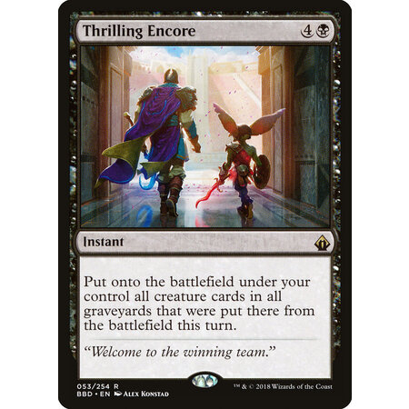 Thrilling Encore