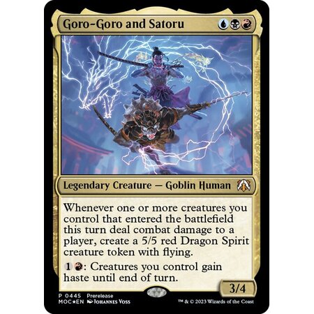 Goro-Goro and Satoru - Prerelease Promo