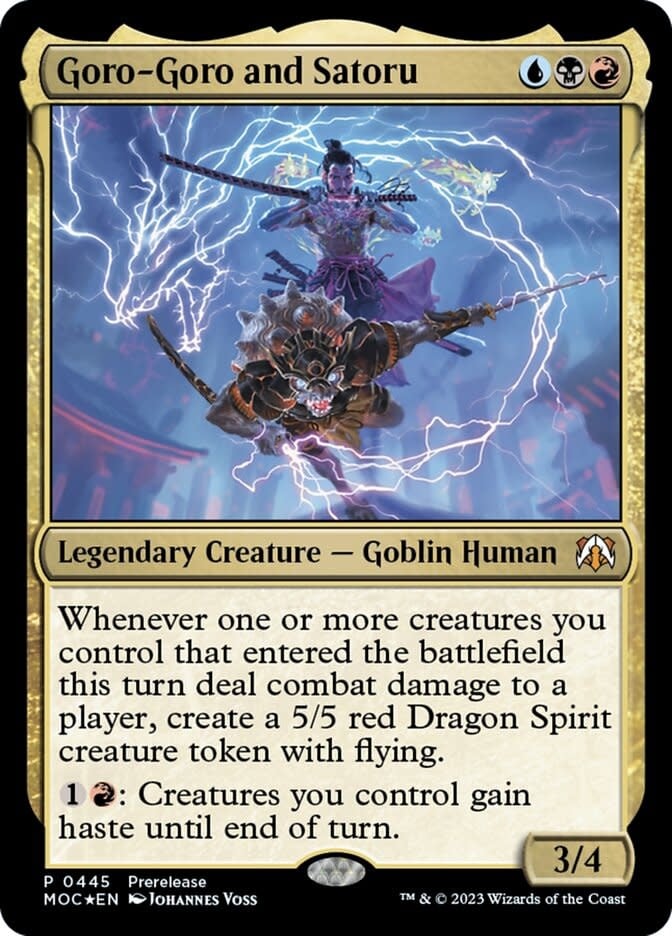 Goro-Goro and Satoru - Prerelease Promo