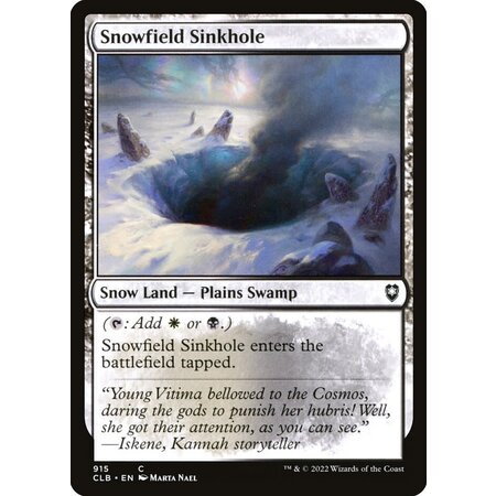 Snowfield Sinkhole