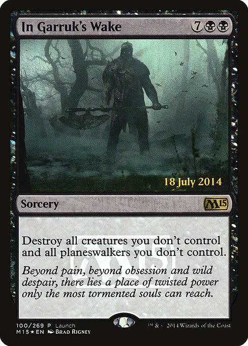 In Garruk's Wake - Foil - Prerelease Promo (HP)