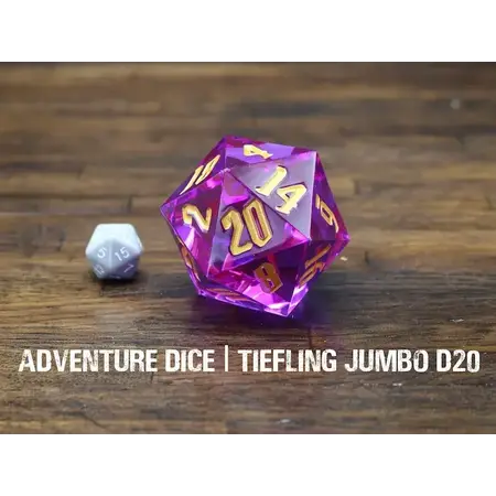 Premium Jumbo D20 - Tiefling