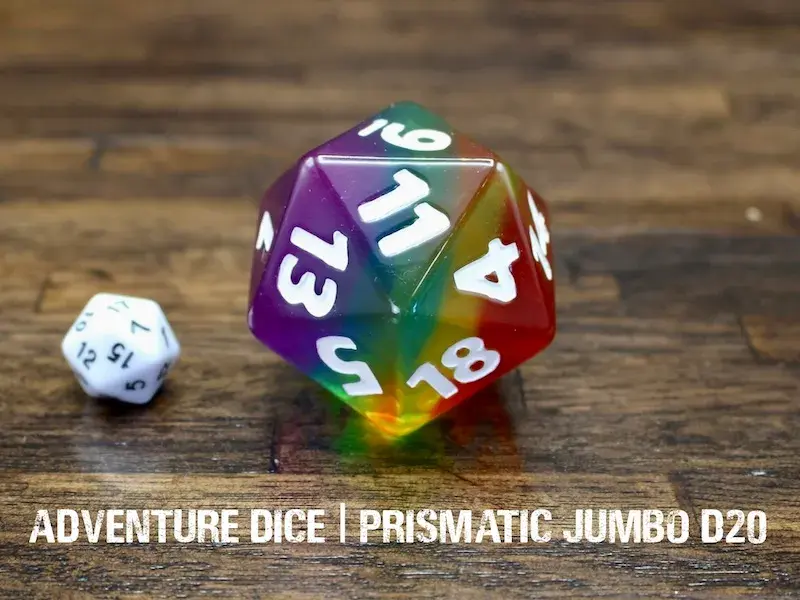 Jumbo D20 - Prismatic