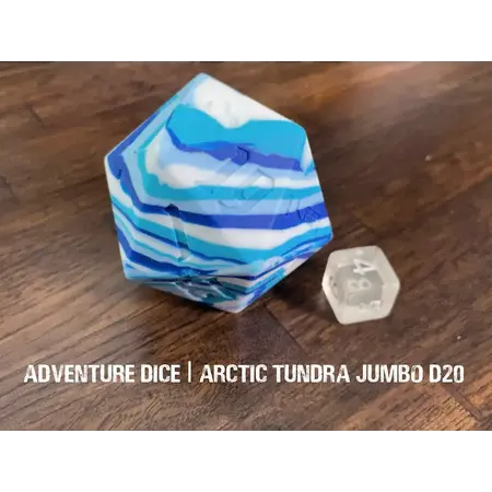 Jumbo Silicone D20 - Arctic Tundra