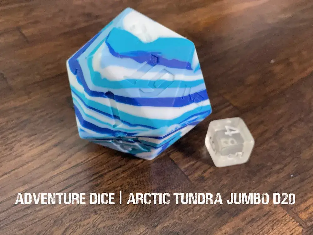 Jumbo Silicone D20 - Arctic Tundra