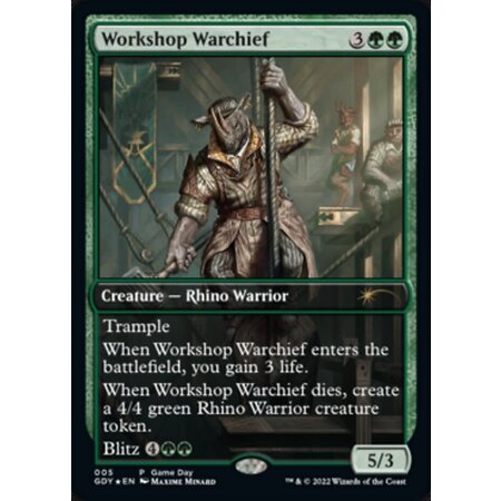 Workshop Warchief - Foil - Game Day Promo