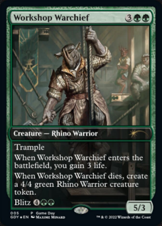 Workshop Warchief - Foil - Game Day Promo