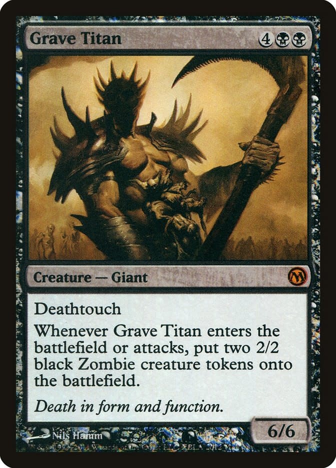 Grave Titan - Xbox Duel of the Planeswalkers Promo - Foil