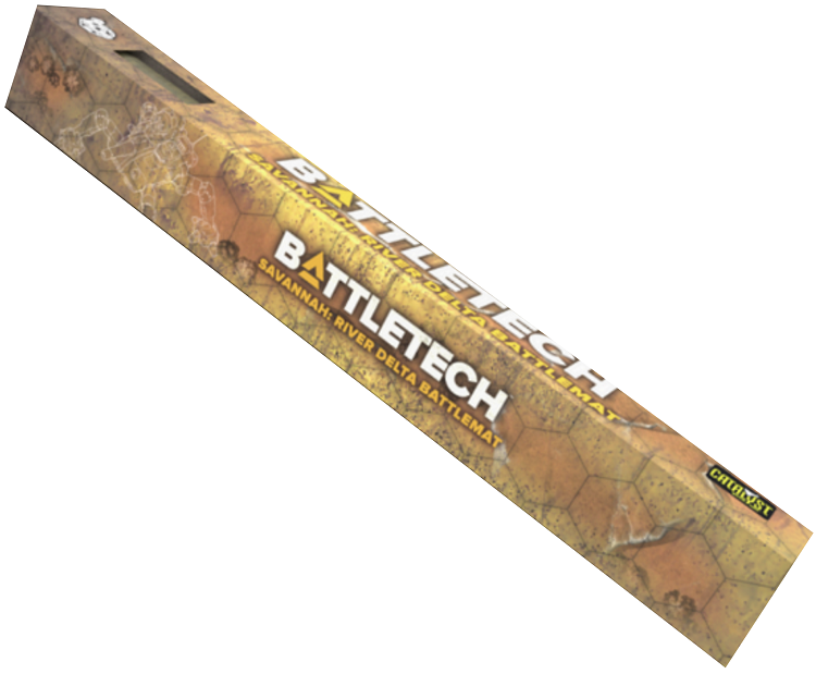 Battletech: Battlemat - Savannah/River Delta