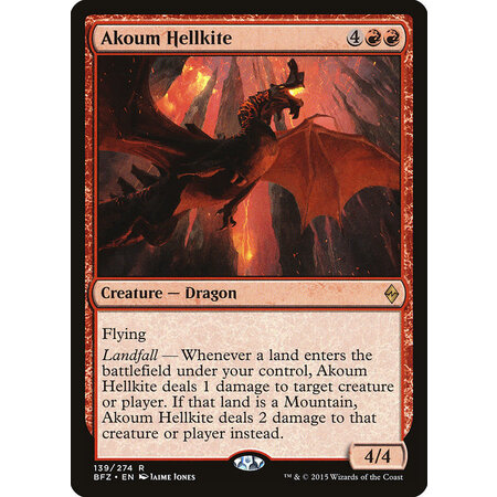 Akoum Hellkite - Foil