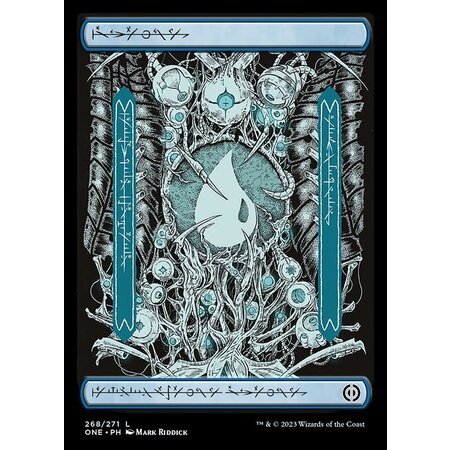 Island (268) - Full Art (Phyrexian) - Foil