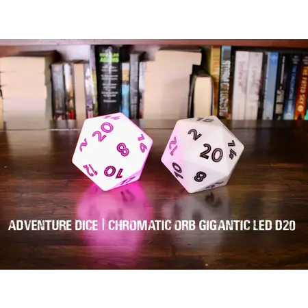 Giant LED D20 - Chromatic Orb