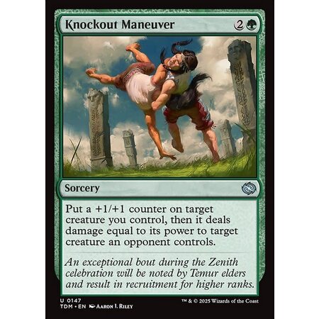 Knockout Manuever - Foil