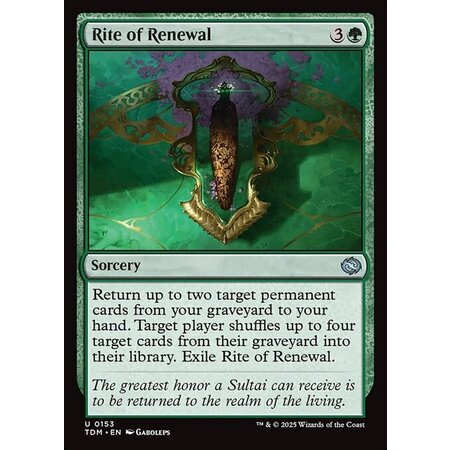 Rite of Renewal - Foil