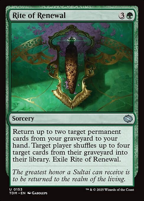 Rite of Renewal - Foil