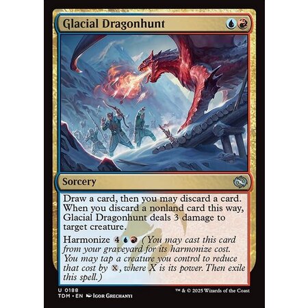 Glacial Dragonhunt - Foil
