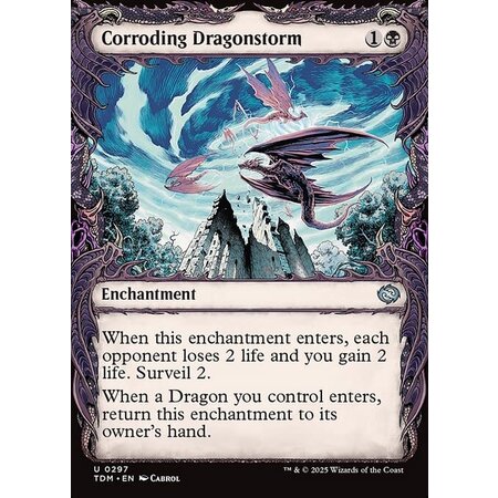 Corroding Dragonstorm - Foil