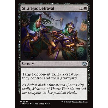 Strategic Betrayal - Foil