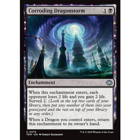 Corroding Dragonstorm - Foil