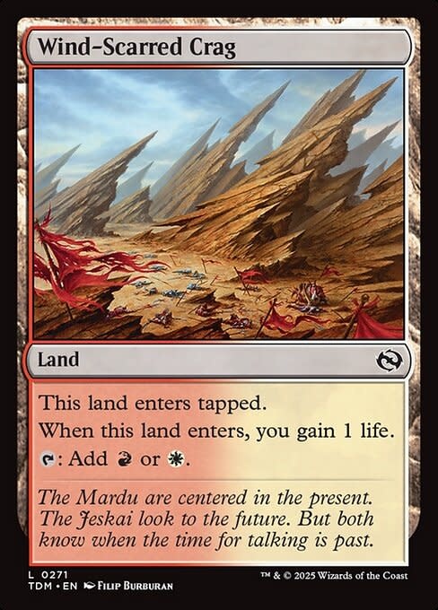 Wind-Scarred Crag - Foil