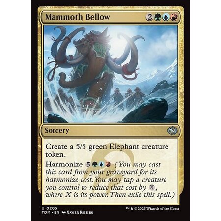 Mammoth Bellow - Foil