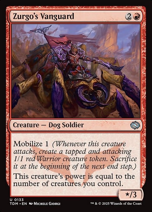 Zurgo's Vanguard - Foil