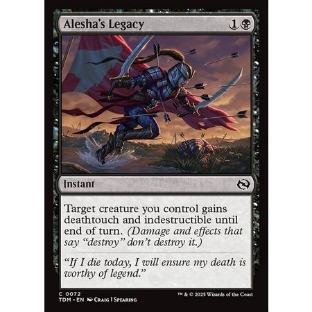 Alesha's Legacy - Foil