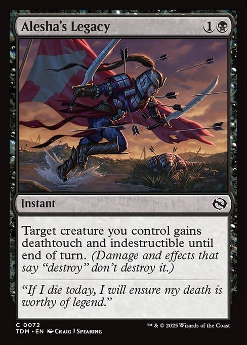 Alesha's Legacy - Foil