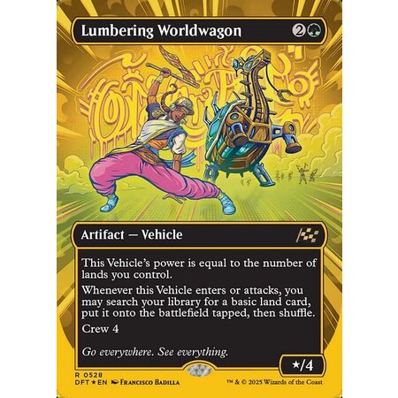Lumbering Worldwagon - First Place Foil