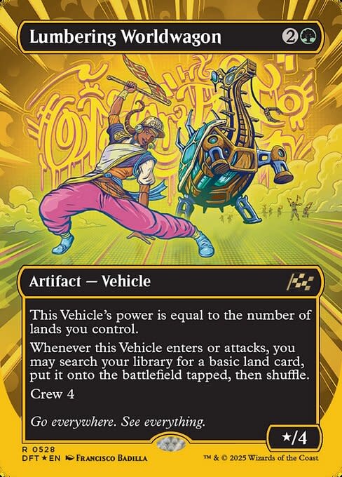 Lumbering Worldwagon - First Place Foil