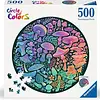 500 - Circular Puzzle - Mushrooms